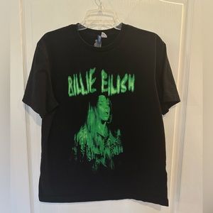 Billie Eilish black Short Sleeve T-shirt. Size large